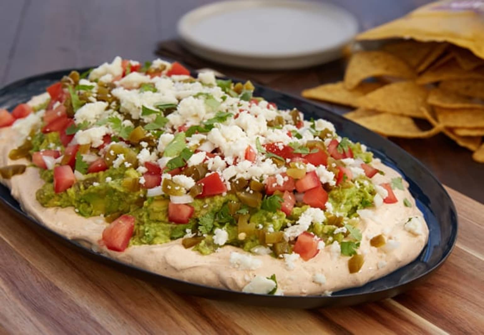 Layered Guacamole Dip Mexican Recipes Old El Paso
